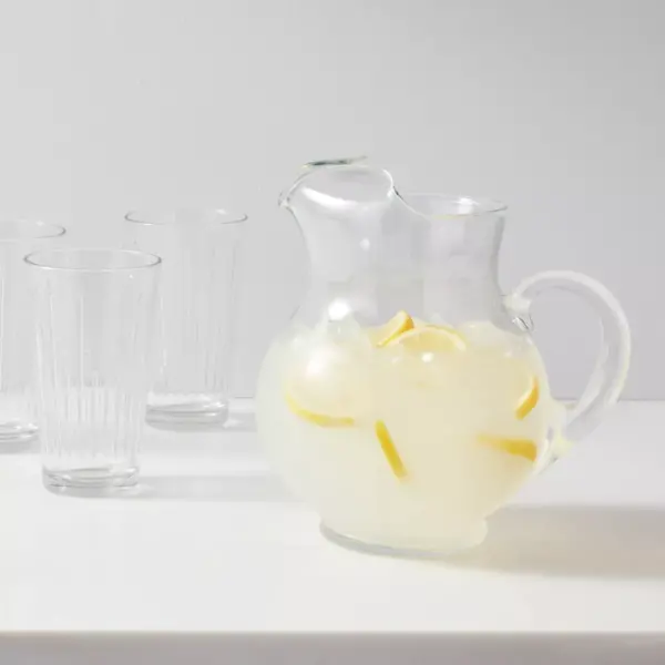 90.6oz Glass Round Pitcher with Handle - Threshold™