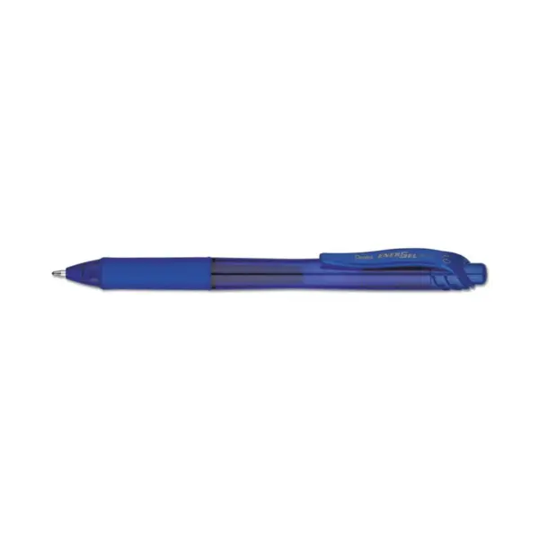 Pentel EnerGel X 12pk Retractable Roller Gel Pen Blue