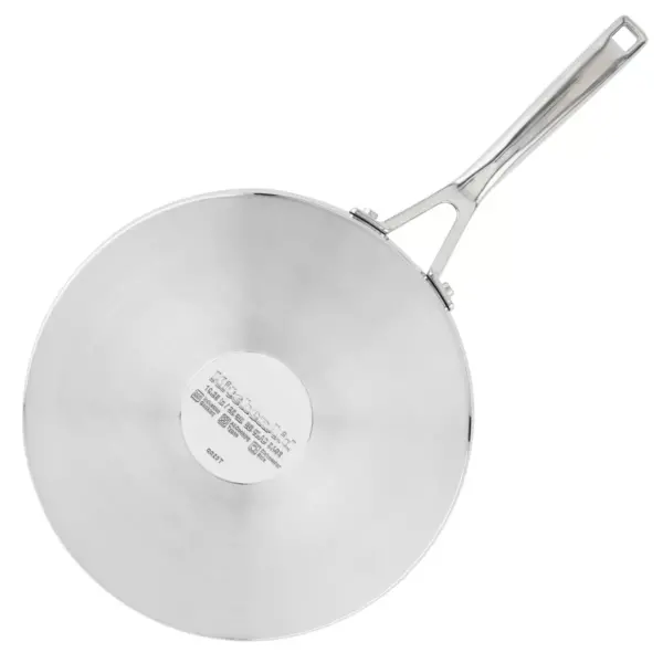 KitchenAid 3-Ply Base Stainless Steel 10.25" Nonstick Round Grill Pan