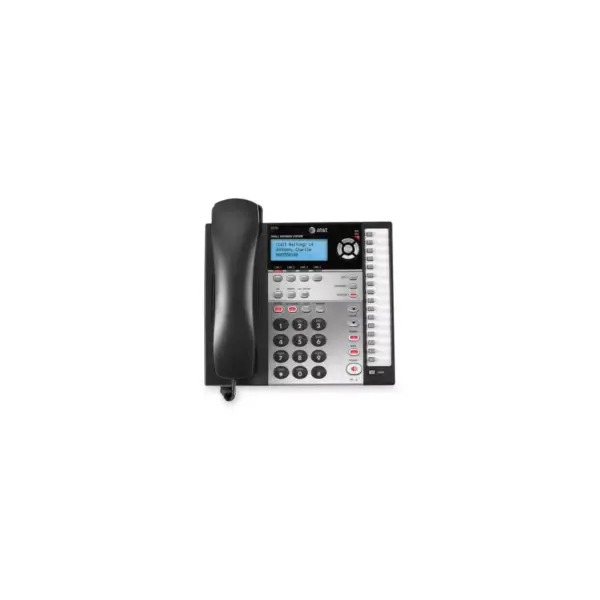 AT&T 1070 4-Line Expandable Corded Small Business Telephone with Caller ID - 4 x Phone Line