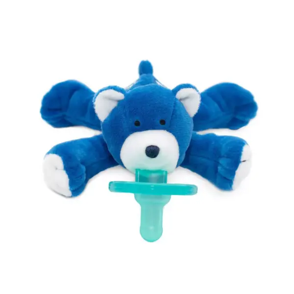 WubbaNub Pacifier - MLB Los Angeles Dodgers Bear