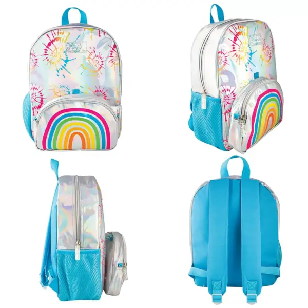 Fashion Angels Style.Lab by Fashion Angels Metallic Rainbow Backpack w/ Pop Off Crossbody Bag