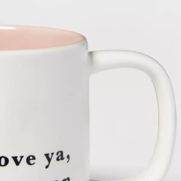 16oz Stoneware Love Ya Mean It Color Splash Mug - Threshold™