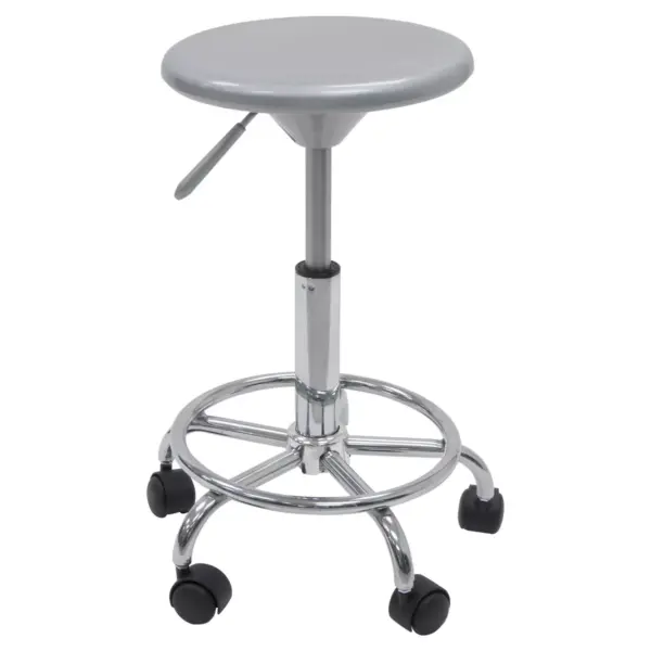 Studio Adjustable Barstool Silver/Chrome - studio designs