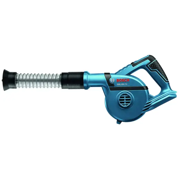 Bosch GBL18V-71N Bare Tool 18V 2 Speed 71 CFM 167 MPH Cordless Battery-Powered Blower with 4 Nozzles