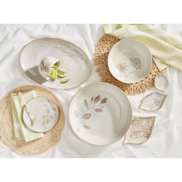 TAG Leaf Dish Set Of 3 Dinnerware Serving Plate