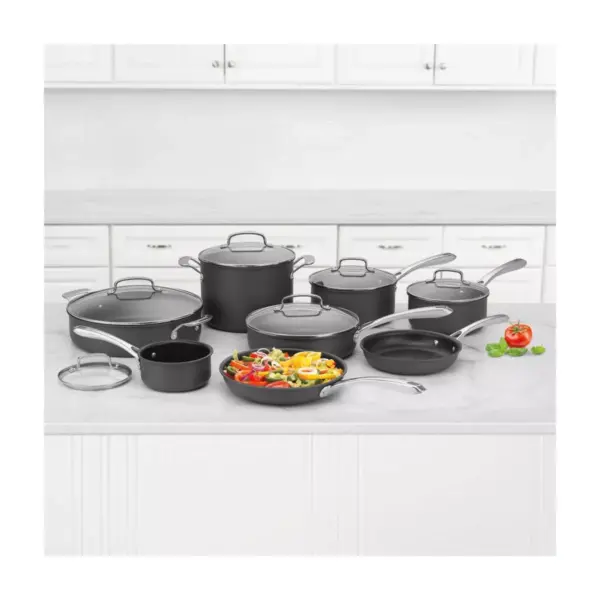 Cuisinart Classic 14pc Hard Anodized Cookware Set - 63-14