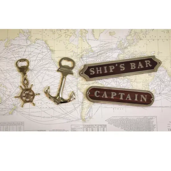 Gallerie II Ship Wheel Bottle Opener