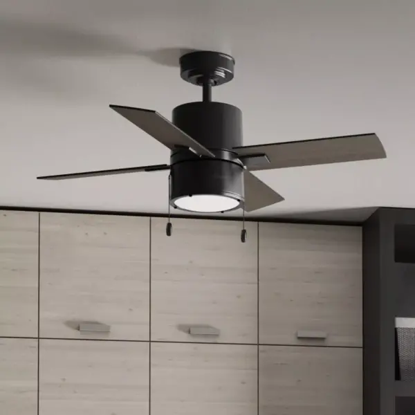 42" Beck Ceiling Fan Black (Includes LED Light Bulb) - Hunter Fan