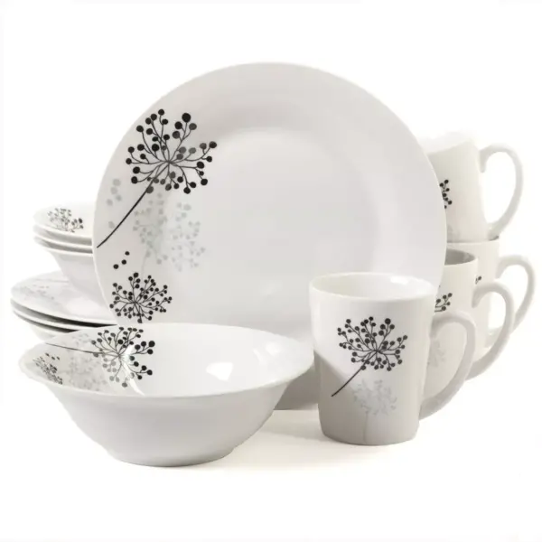 Gibson Home 12pc Stoneware Netherwood Dinnerware Set