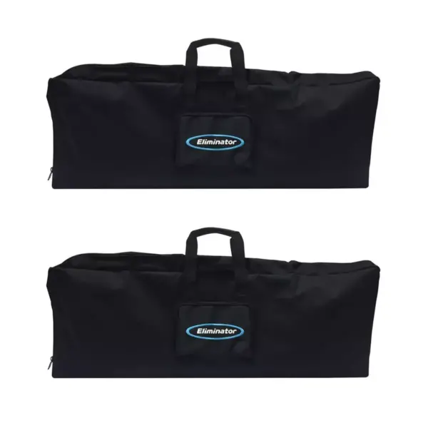 Eliminator Lighting Decor MBSK Large Convenient Travel Carry/Storage Bag for DJ Equipment, Black, 39 x 5 x 15 Inches (2 Pack)