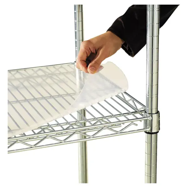 Alera Shelf Liners For Wire Shelving, Clear Plastic, 48w x 24d, 4/Pack SW59SL4824