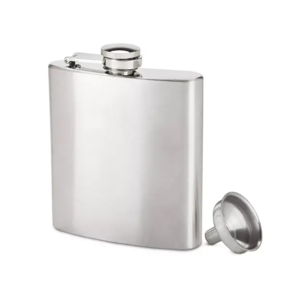 TRUE Stainless Steel Flask with Funnel 6oz