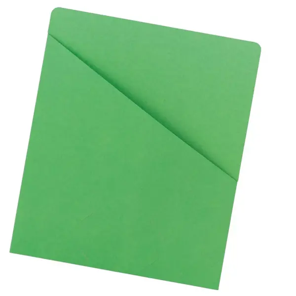 Smead Slash Jacket 9-3/4"x11-1/2" 25/PK 11 Pt Green 75432