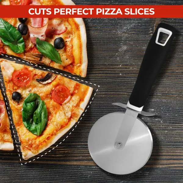 Zulay Kitchen Stainless Steel Pizza Cutter Wheel