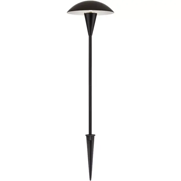 John Timberland Mushroom Black 8-Piece LED Path and Flood Light Set