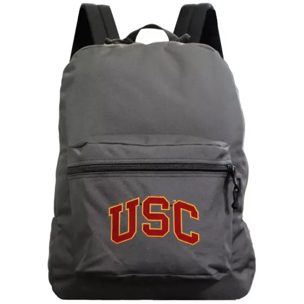 NCAA USC Trojans Gray Premium Backpack