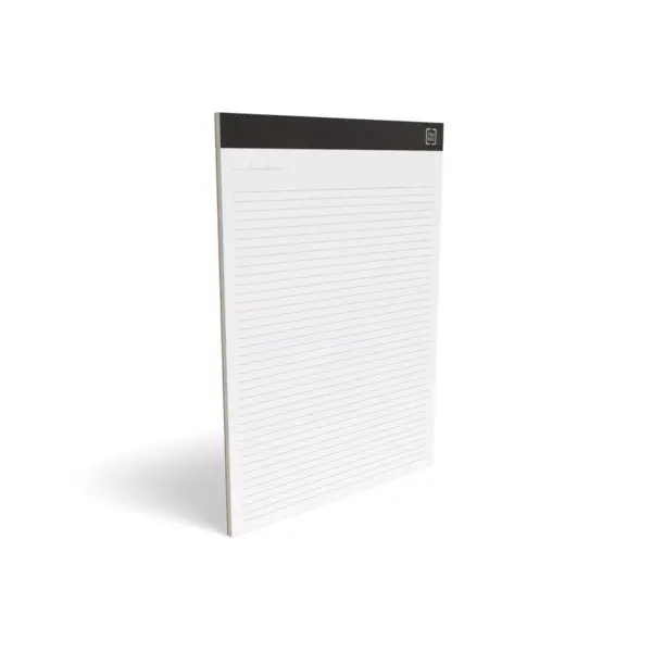 TRU RED Notepads, 8.5" x 11.75", Narrow Ruled, White, 50 Sheets/Pad TR57384