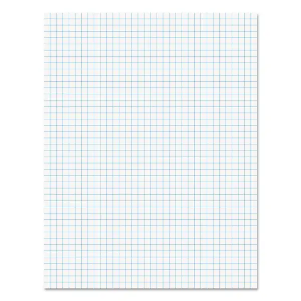 Universal Economy Ruled Writing Pads Quadrille 8 1/2" X 11 3/4" White 50 Sheets 1 dozen 20631