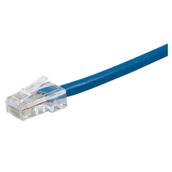 Monoprice Cat5e Ethernet Patch Cable - 10 Feet - Blue | Network Internet Cord - RJ45, Stranded, 350Mhz, UTP, Pure Bare Copper Wire, 24AWG - Zeroboot