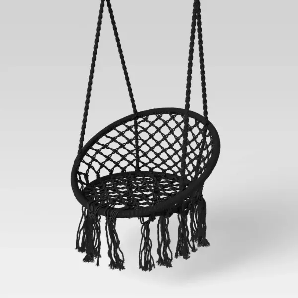 Single Hammock Rope Chair - Black - Opalhouse™