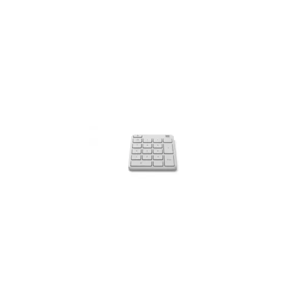 Microsoft Number Pad Glacier - Bluetooth 5.0 Connectivity - 2.4 GHz Frequency Range - Connect up to 3 devices - 1.3mm low profile key travel