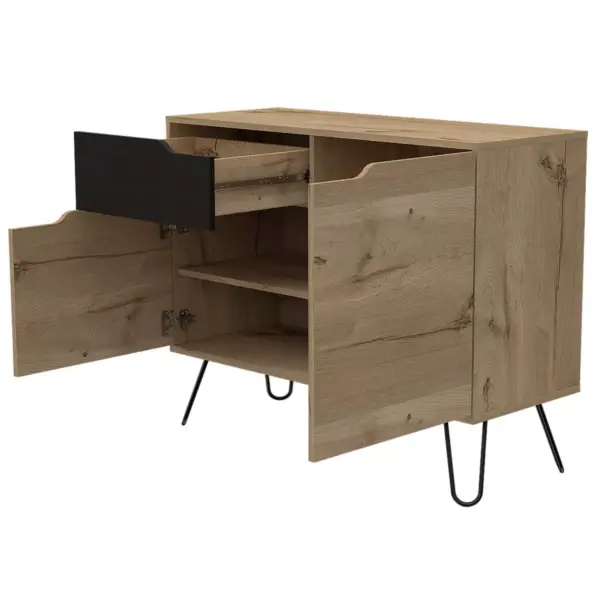 Aster Sideboard Cabinet Light Wood - RST Brands