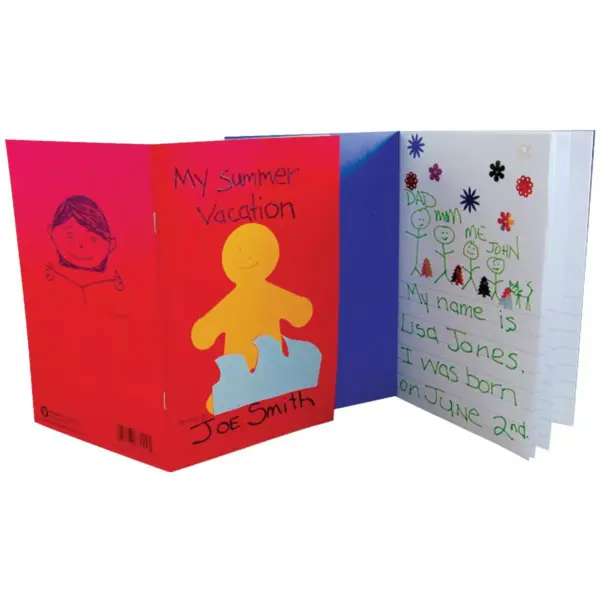 Hygloss My Storybook, 24 Pages, 5-1/2 x 8-1/2 Inches, Assorted Colors, set of 6