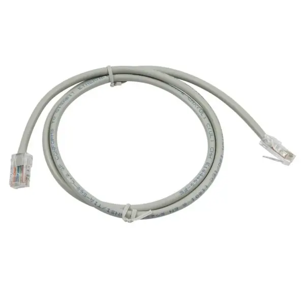 Monoprice Cat5e Ethernet Patch Cable - 3 Feet - Gray | Network Internet Cord - RJ45, Stranded, 350Mhz, UTP, Pure Bare Copper Wire, 24AWG - Zeroboot