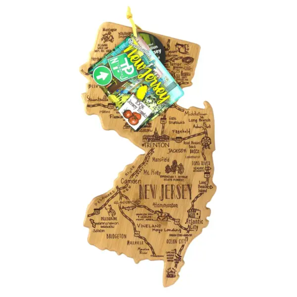 Totally Bamboo Destination New Jersey Serving and Cutting Board