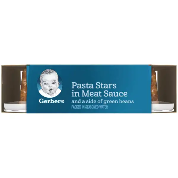 Gerber Lil' Entrees Pasta Stars in Meat Sauce with Green Beans - 6.8oz