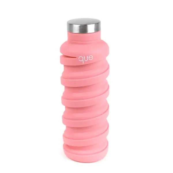 20oz que Bottle Coral Pink