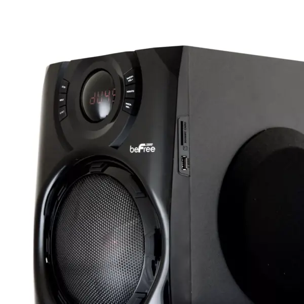 beFree Sound 5.1 Channel Surround Sound Bluetooth Speaker System in Black