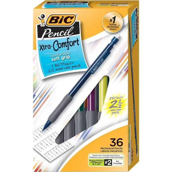 BIC Xtra-Comfort Grip Mechanical Pencil, 0.7mm MPG36BLK