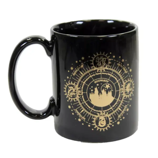 Tabletop 4.0" Hogwarts Gold Mug Harry Potter Wizard Enesco  -  Drinkware