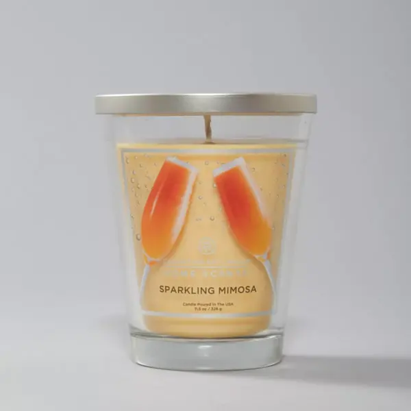 11.5oz Glass Jar Sparkling Mimosa Candle - Home Scents by Chesapeake Bay Candle