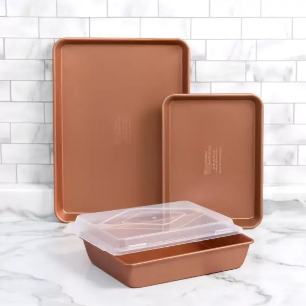 FamilyTraditions 4pc Copper Bakeware Set