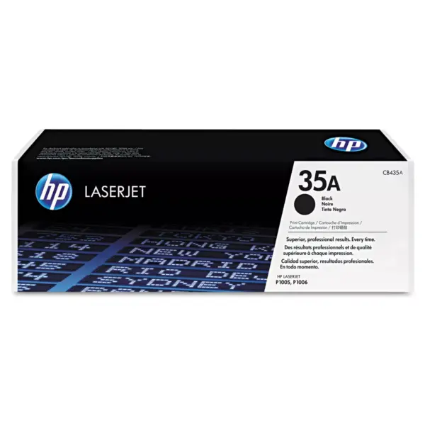 HP Inc. HP 35A (CB435A) Black Original LaserJet Toner Cartridge