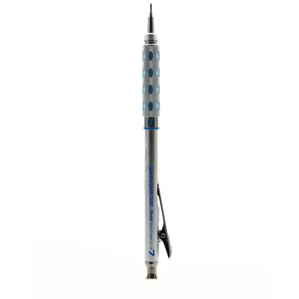 Pentel Automatic Drafting Pencil .7mm Blue Accent Barrel PG1017C