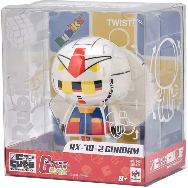 Rubik's Cube Charaction Cube Puzzle Gundam Rx-78-2 Figure