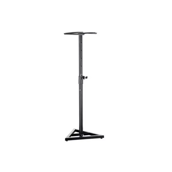 Monoprice Studio Monitor Speaker Stands (Pair) 130 lbs. Weight Capacity, Adjustable Height From 27in-45in - Stage Right Series