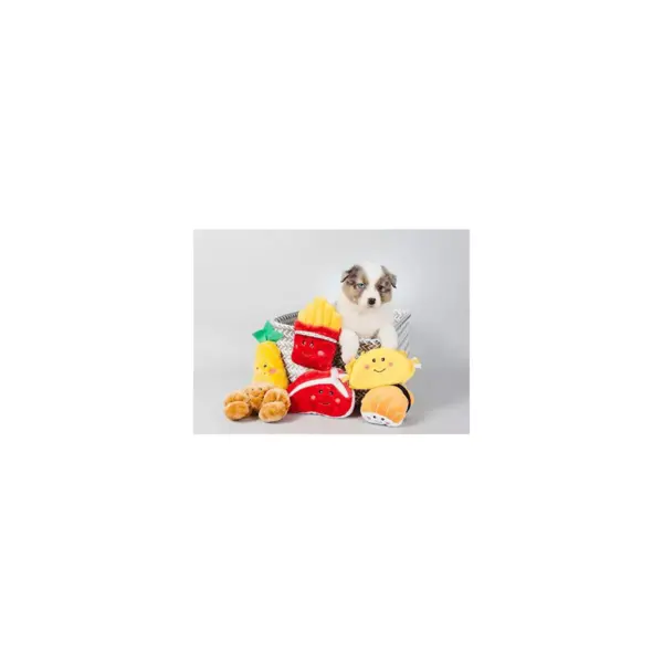 ZippyPaws - NomNomz Plush Squeaker Dog Toy for The Foodie Pup - Sushi