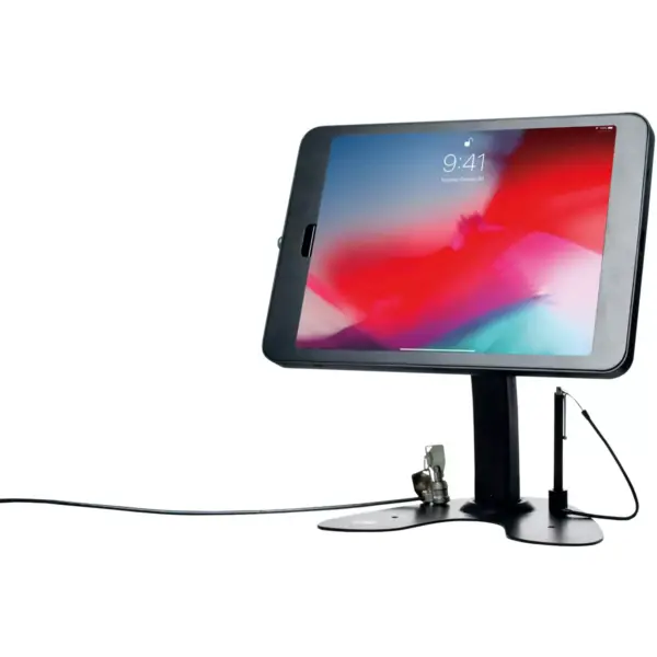 CTA Digital Dual Security Kiosk Stand for 12.9-inch iPad Pro (Gen. 3) - Up to 12.9" Screen Support - 16" Height x 10.3" Width x 8" Depth