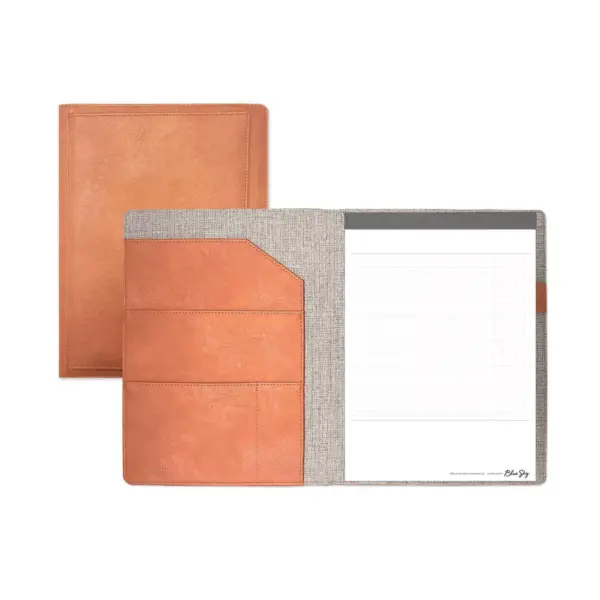 Padfolio with Notepad Letter Size Tan - Blue Sky