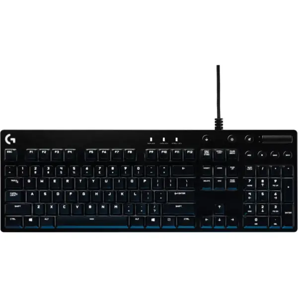 Logitech G610 Orion Red Backlit Mechanical Gaming Keyboard - Cable Connectivity - USB 2.0 Interface - Mechanical Keyswitch