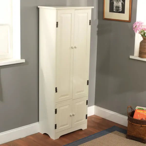 Extra Tall Cabinet - Antique White