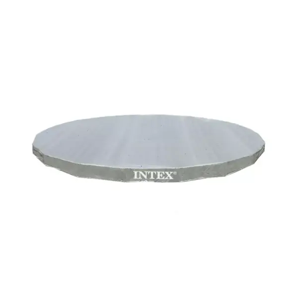 Intex 28041E UV Resistant Deluxe Debris Pool Cover for 18-Foot Intex Ultra Frame Round Above Ground  Swimming Pools with Drain Holes