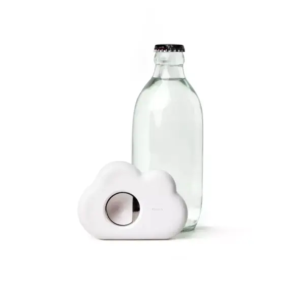 Design Ideas Cloud Bottle Opener, White 3.8" x 1.2" x 2.6"