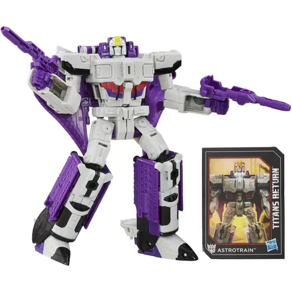 Astrotrain and Darkmoon Voyager Class  | Transformers Generations Titans Return Action figures