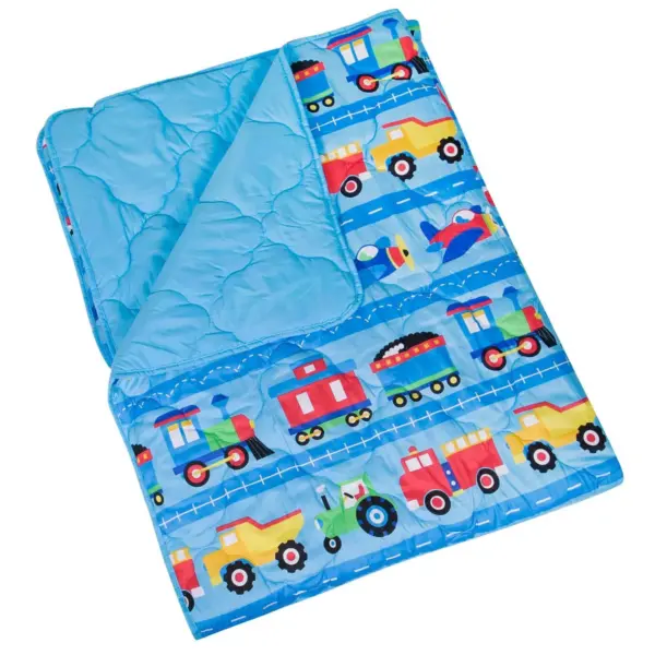 7pc Full Train with Planes and Trucks Microfiber Bed in a Bag - WildKin